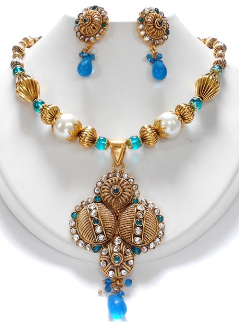Polki Necklace Set